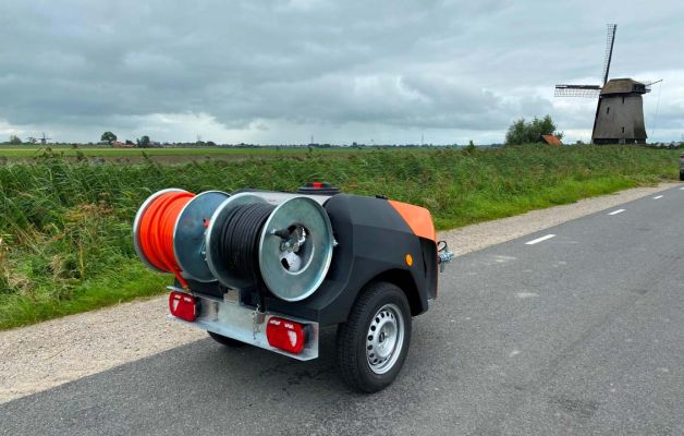 Hogedruk rioolaanhanger tot Ø 300mm | jonggebruikt